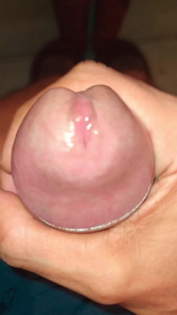 Cock Head Dripping Cum: Intense Solo Release