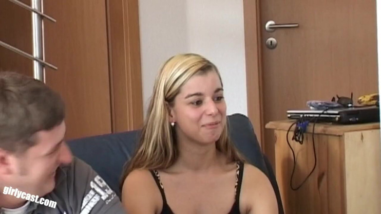 Girlycast: Sweet Melanie First BBC &amp; Threesome While Her Boyfriend Is Watching