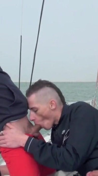 Nick want to be fucked on the sea on the boat but it s not free