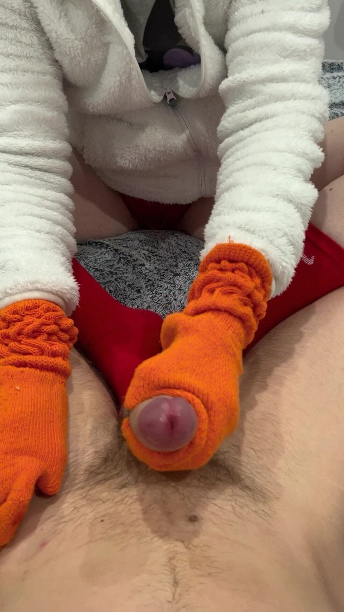 Frenchsockjob: Handlouchjob