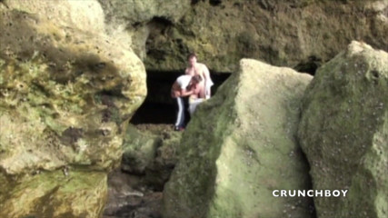 Crunch Boy: イケメン積によるストレート好奇心でexhib屋外ビーチ