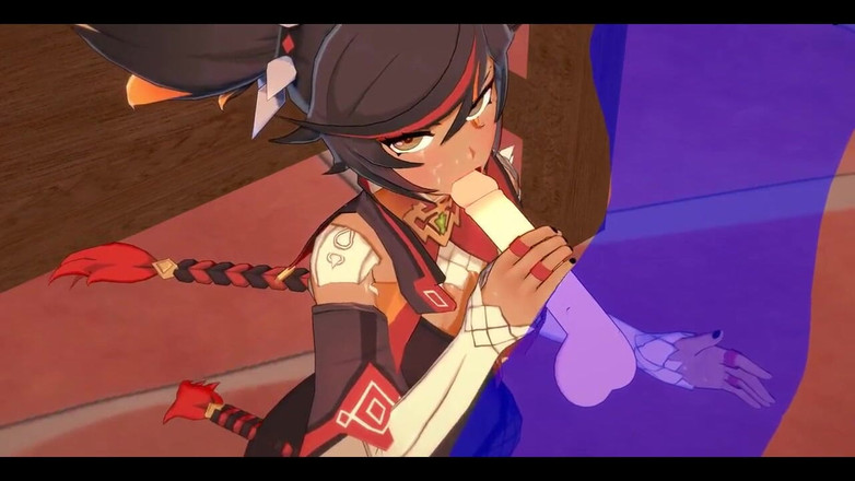 HentaiTubes: Genshin impact Hentai - fa una sega e fa un pompino -...