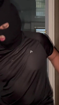 Masked Man Enters Latina MILF's House and Fucks Her Hard