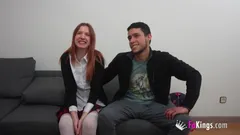 18 Years Old Astrid Ortiz Snacks a Giant Cock
