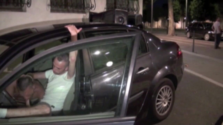 Crunch Boy: Twink gay Perancis dikongkek oleh scally di dalam kereta di...