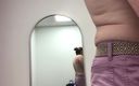 MistressWriggler: M-am blocat într-o rochie sexy paiete în timp ce probează haine din...