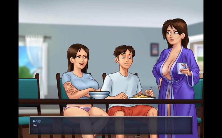 EroticKrisso: Summertimesaga - sesso bollente in cucina