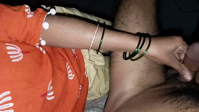 LateralChain349: Sudipta, a sexually frustrated sister-in-law, stroked her brother-in-law’s cock until...
