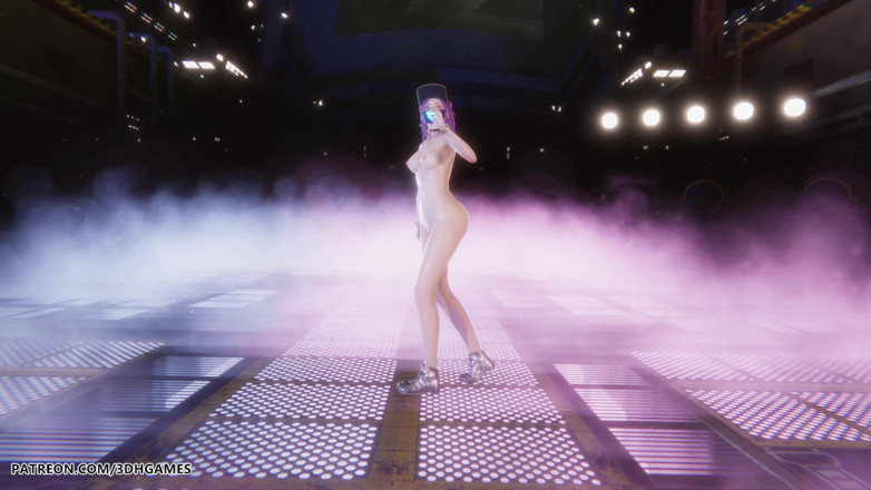 3D-Hentai Games: Mmd Lisa - Futw Akali Sexy Naked Dance League of Legends...