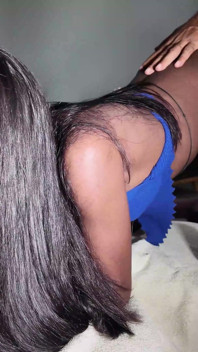 Tiny Black Pussy Filled with Cum