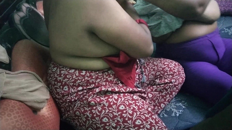 Benita sweety: Group Sex - Three Aunty One Boy Hot Moaning Missionary