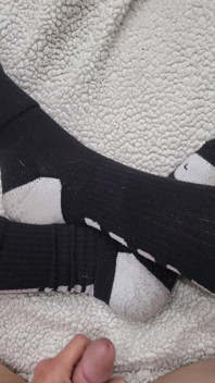 Cum on Nike Elite Socks