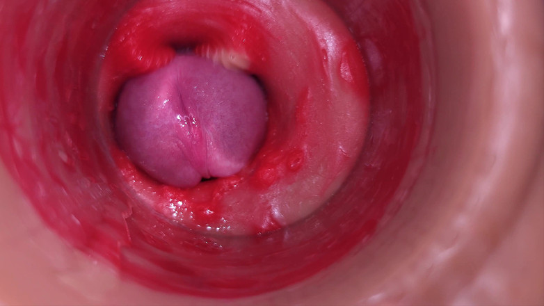 Creme sperm: Super klaarkomen in de vagina. Uitstekende interne camera. 4k