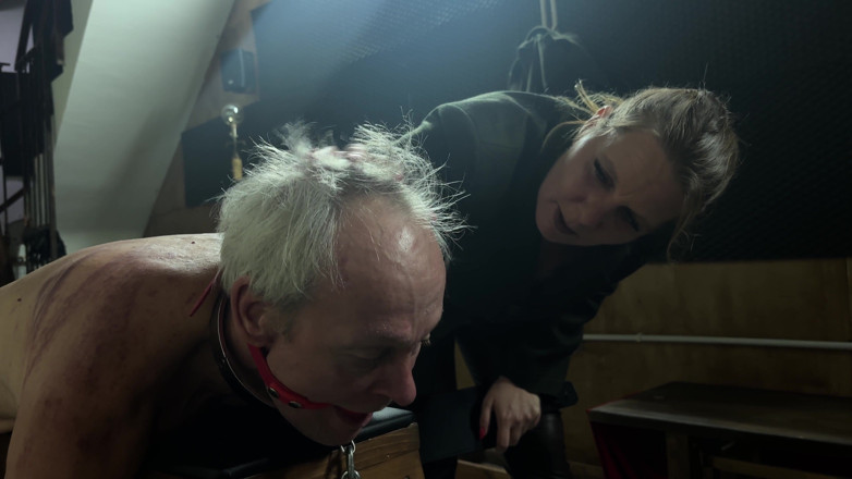 Mistress Henriette: Caning Scene From Captivity 1