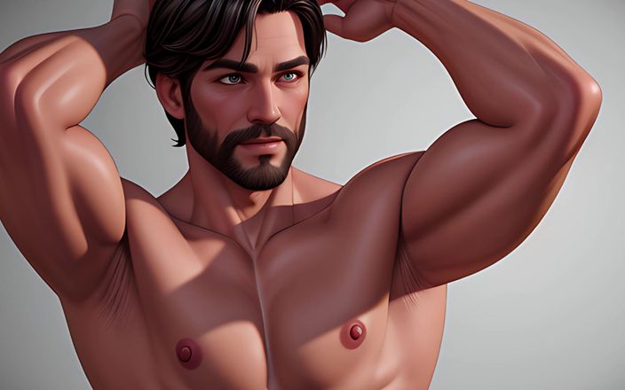 Erotic Man: だらしないハンク:だらしない3D CGIの男性のスライドショー