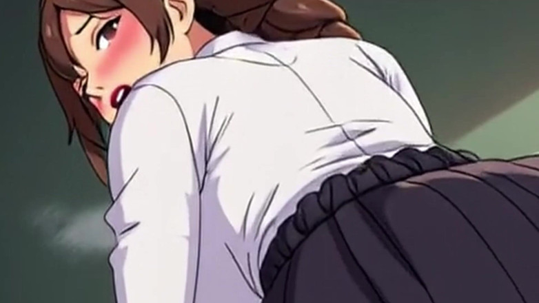 Aiwaifuloops: Sudut pandangan pertama Setiausaha Waifu - rakaman dekat, mengusik, tarik stoking...