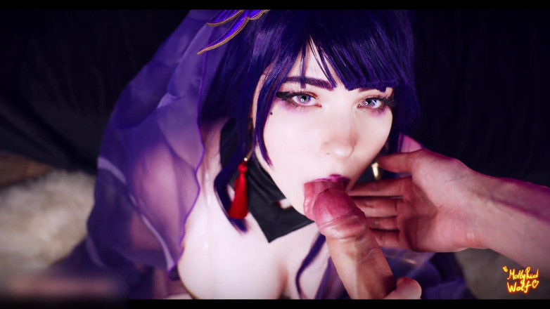 MollyRedWolf: Raiden Shougun Secret Quest Scene. 4K - Mollyredwolf
