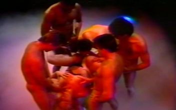 Busty Slut Got Ir Fucked in Vintage Orgy
