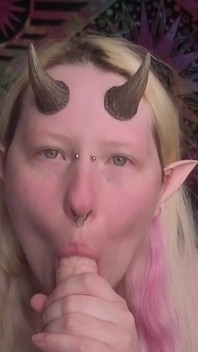 Tiefling Femdom Sucks and Fucks the Soul Out of You