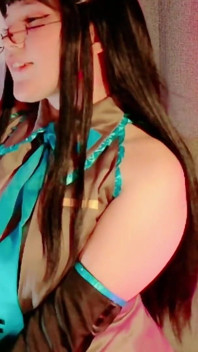 Cosplay De Puti Miku Sfw