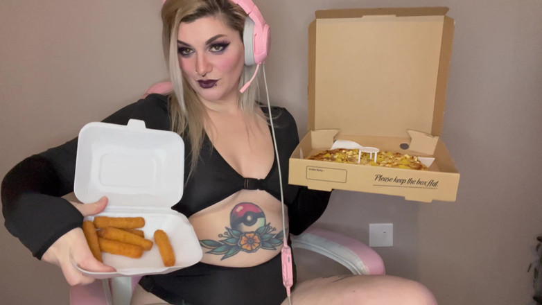 EeveeXo: Gracz dziewczyna Mukbang z burping i wzdęcia