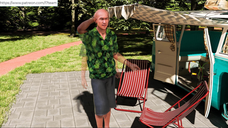 Johannes Gaming: Mamă sexy din Sunville, Olivia masturbată pe patul Cyntias