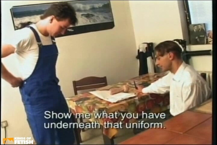 Gay Diaries: 送货员舔他的客户大鸡巴并无套抽插他的菊花