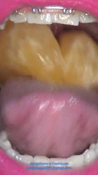 Hot Fun Swallowing Big Tangerines