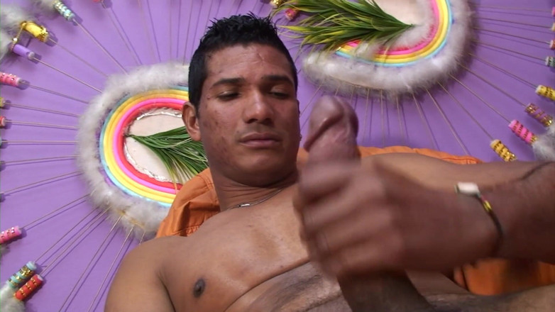 Male Dream: Ed Junior strokes his 10 inch cock