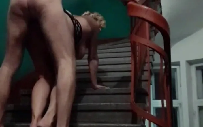 Crazyfamily 1970: Risky Sex in the Entrance of the Hotel