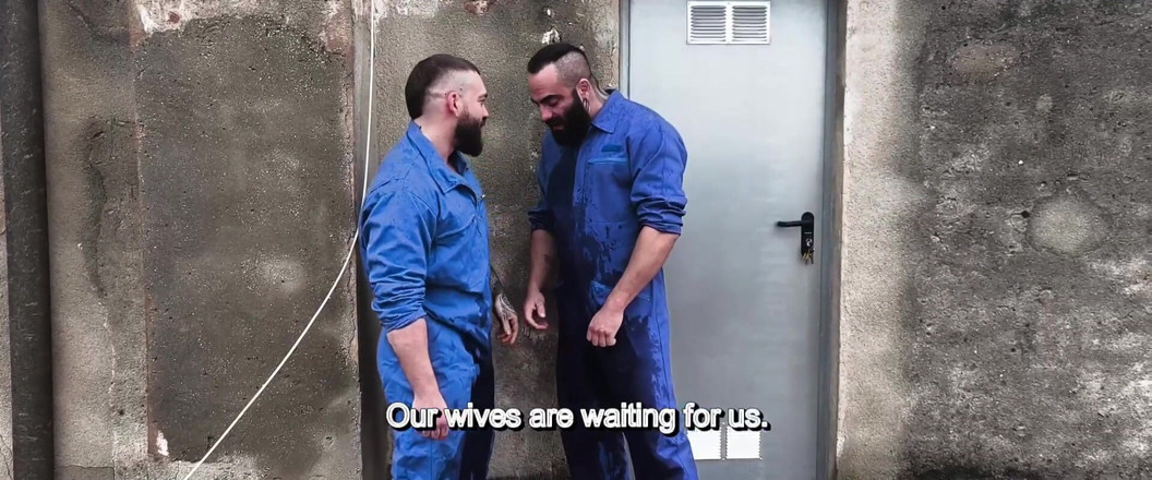 The Bearded Master: 냄새 나는 노동자. 땀에 젖은 머스키 치즈 남자 악취 페티쉬