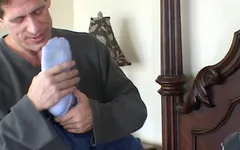 Hot Tight Pussy Gets Fucked by 2 Older Cocks
