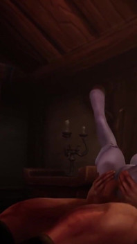 Draenei écarte la chatte | Warcraft, parodie