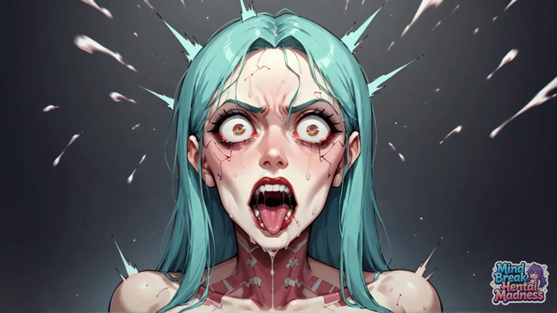 Mind Break Hentai Madness: Turquoise Cracks: Nipple Stretching Bliss