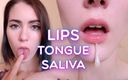 Stacy Moon: Lips and Saliva Teasing