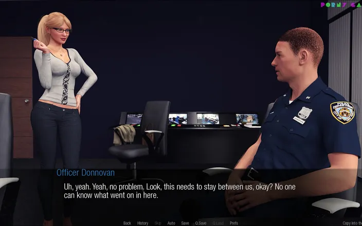 Porny Games: Jessica O'neil's Hard News by Stoper - Hot Journalist Having Fun...