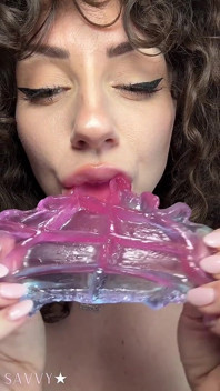 Waffles Asmr zvuky v ústech, škádlí plivat zvuky fetiš