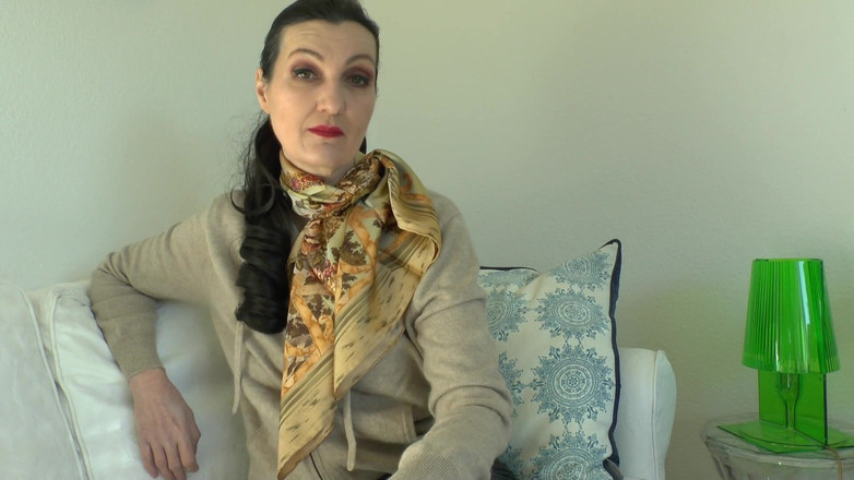 Lady Victoria Valente: シルクのスカーフを身に着けて、私の前で自慰をしてください、レディ・ヴィクトリア・ヴァレンテ