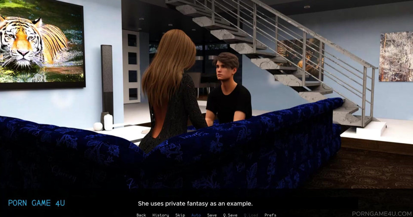 Porn game 4 u: Majitelka Roleplays jako sestra, aby pomohla svému nájemci uvolnit napětí -...