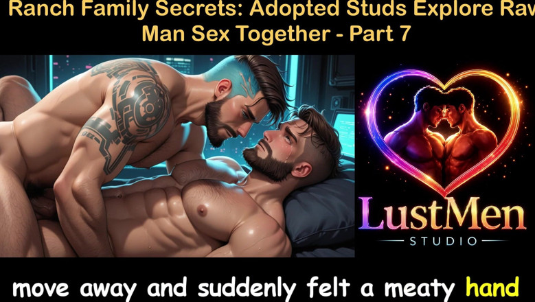 LustMen: Engels audio homo-seksverhaal - ranchgeheimen geadopteerde hengsten verkennen samen rauwe mannenseks -...