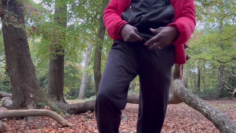 MrMagicDevil: Cuma goyang-goyang, goyang, dan ngusap memeknya di hutan