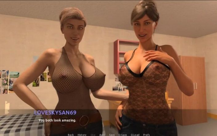 LoveSkySan69Real: La visita [v0.11] parte 25 Gameplay di Loveskysan69 Karen e Nikki final