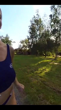 360 kamera när jag springer och tränar kommer jag att få känna att du är med mig
