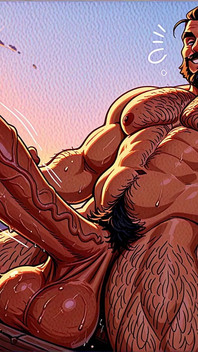 モンスターのチンコでイキるワイルドなイケメンたち