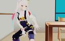 Smixix: Airani Iofifteen Hololive Hentai se déshabille danse Cupidon MMD 3D Yeux...