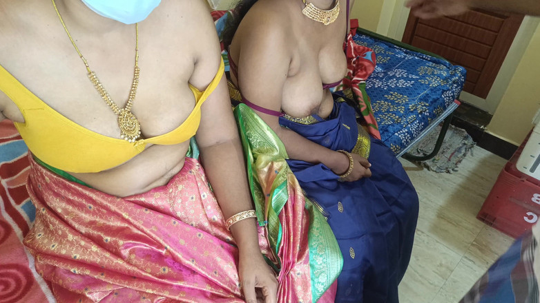 Palani69: Verheiratete schwestern genießen heißen sex zu dritt