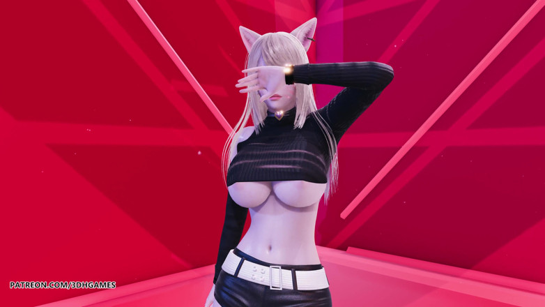 3D-Hentai Games: [MMD] Sistar - allein Ahri, sexy striptease, liga der legenden KDA
