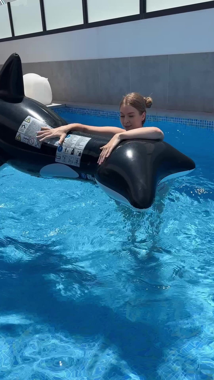 Sheryl X Sinclair: Filmed Lexi Montana Is Having Fun in Outdoor Pool!