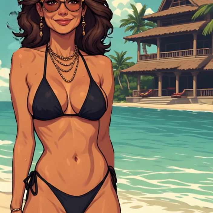 AI Porn: Bikiny Babe Art