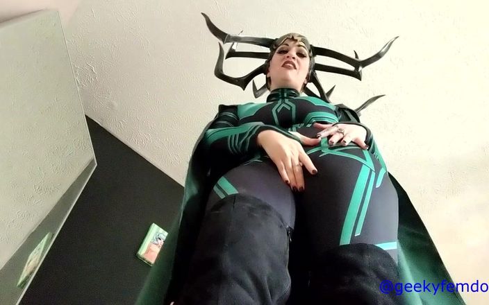 Geeky Femdom: Hela dominujące zwycięstwo